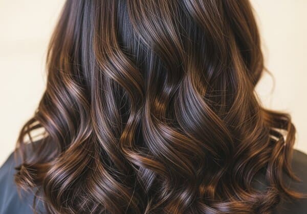 Beautiful bouncy curls and waves from a digital perm treatment